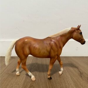 Breyer Collectible Let’s Go Riding Palomino Stock Horse Mare English Collection